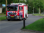 Oefening Brand Wegvervoer Auto Vaart Buitenpost